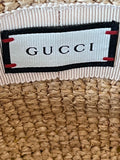 Preloved Gucci Raffia GG Bucket Hat size M