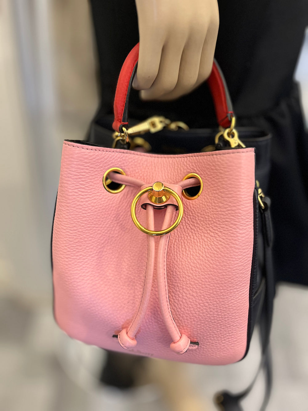 Pre Loved Mulberry Hampstead Mini in Pink with Coin Purse (excellent)