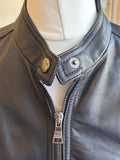 Pre Loved Dolce  & Gabbana calf leather black zipped Jacket - Size S