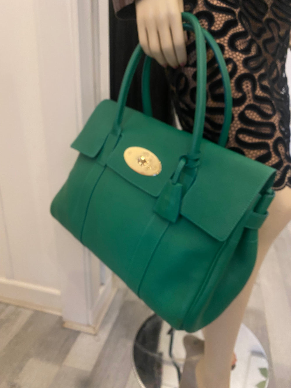 Pre Loved Mulberry Bayswater in Mulberry Jungle Green