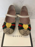 Preloved Gucci Girl’s GG Monogram Ballerina Flats size 24