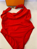 Pre Loved Hermes Red One Shoulder Swimsuit  - UK 8 (excellent)