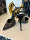 Saint Laurent Edie black heels UK 6.5