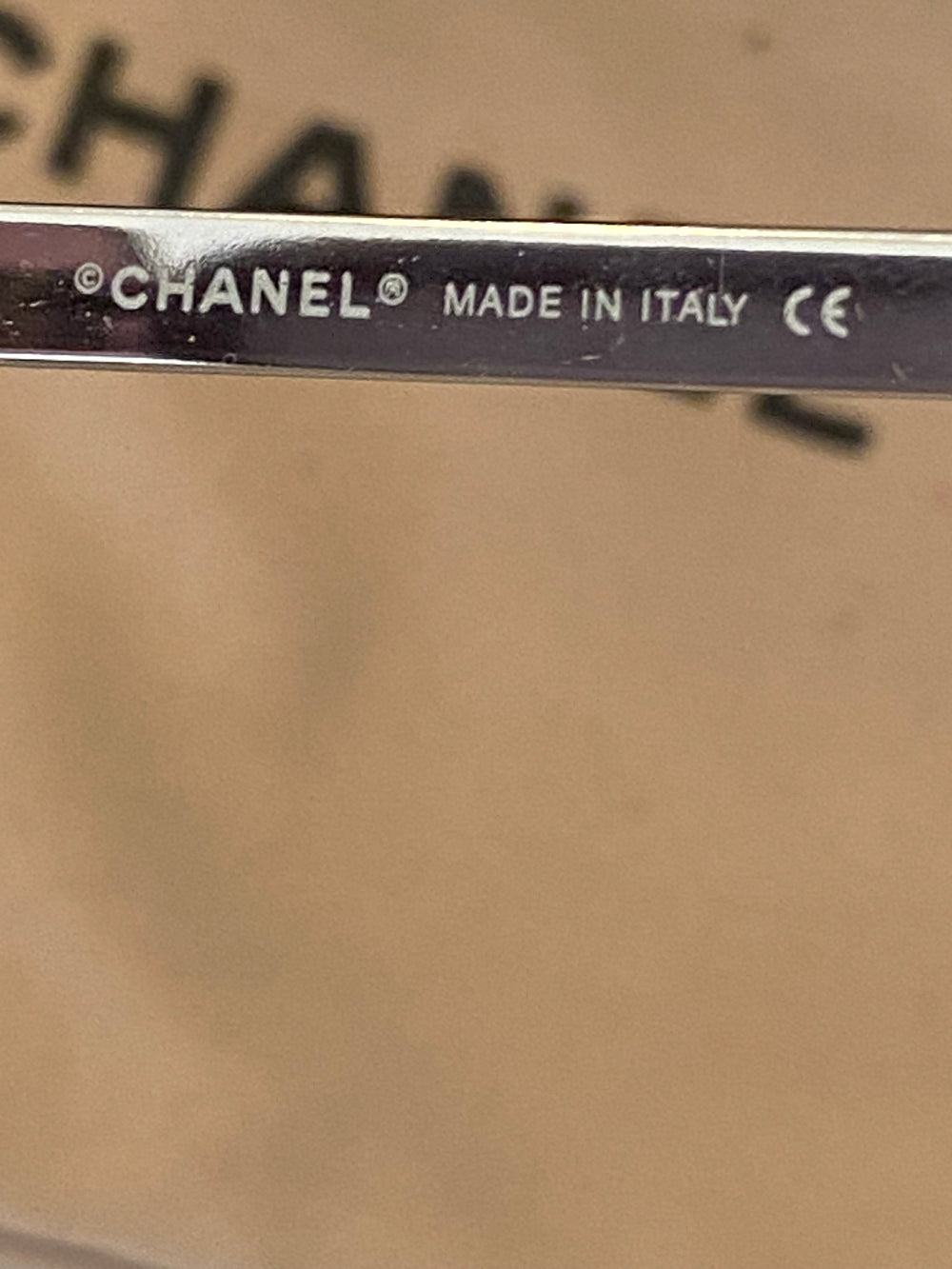 Pre Loved Chanel Vintage Rimless Diamante Sunglasses