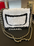 Chanel Classic Flap Bag in Black & White Sequins