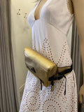 Pre Loved  Prada Gold Saffiano Belt Bag (as new)