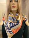 Pre Loved Hermes Silk 'Fantaisie D'Etriers' Scarf (new)
