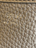 Pre Loved Hermes Evelyn in Etain with Palladium Hardware **RESERVED FM**