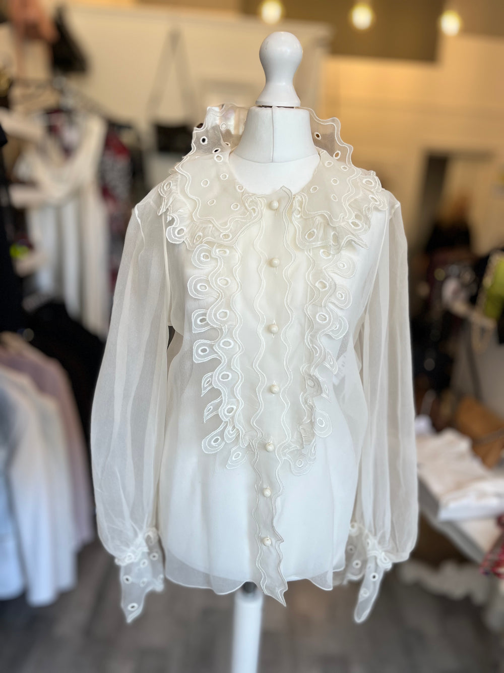 Pre Loved Chloe 100% Silk Floaty Top (excellent)