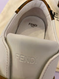 Pre Loved Fendi Pearland Leather Trainers  UK8