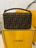 Pre Loved Fendi Mini Baguette Fabric Bag (new)