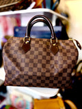 Pre Loved Vintage Louis Vuitton Damier Ebene Speedy 30