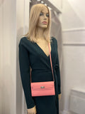 Pre Loved 2022 Hermes Kelly Classique To Go in Epsom Rose Confetti Leather (excellent)