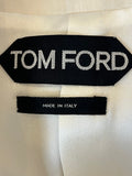 Pre Loved Tom Ford Cream Skirt Suit