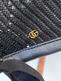 Gucci Leather Trimmed Black Beret (reserved)