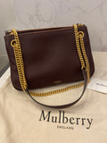 Pre Loved Mulberry Oxblood Winsley Bag