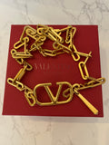 Pre Loved Valentino Garavani Gold Chain “V” Belt (excellent)