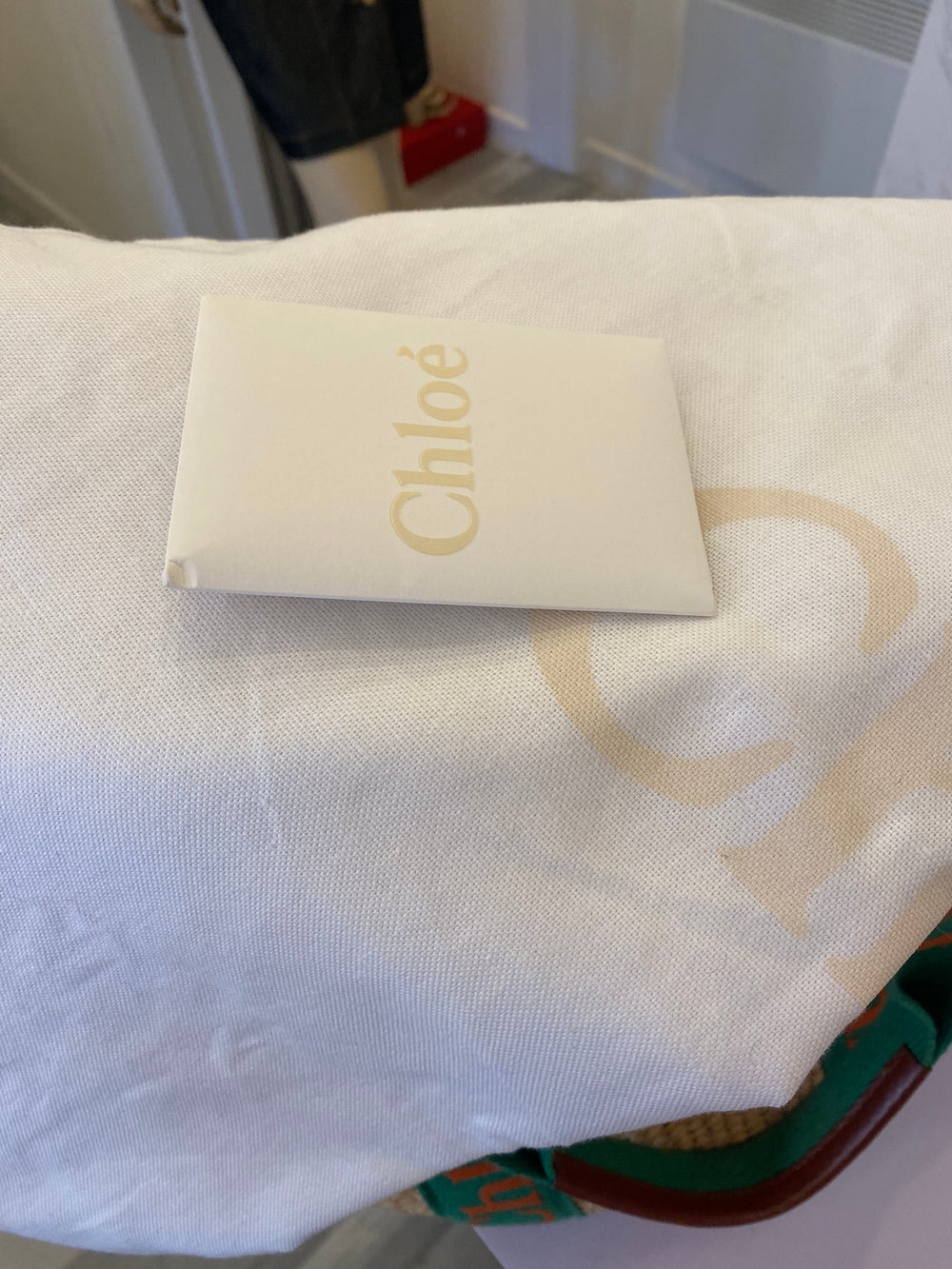 Pre Loved Chloe Large Woody Basket Bag (excellent)