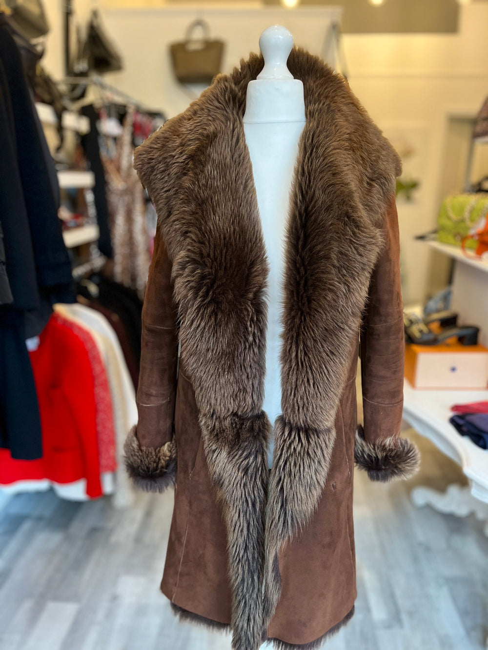 Pre Loved Joseph Toscana Shearling Coat (excellent)
