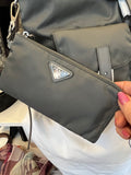 Prada Re-Nylon Backpack in Olive Grey