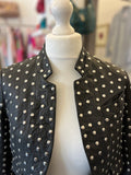 Zadig & Voltaire Studded Leather Jacket Fr34 U.K. 6