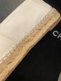 Pre Loved Chanel Cream Leather Espadrilles UK5