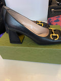 Pre Loved Gucci Horsebit Shoes Block Heels UK 5 (fit 5.5)