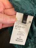 Vivienne Westwood Green Vintage Lace Trouser Suit UK10-12