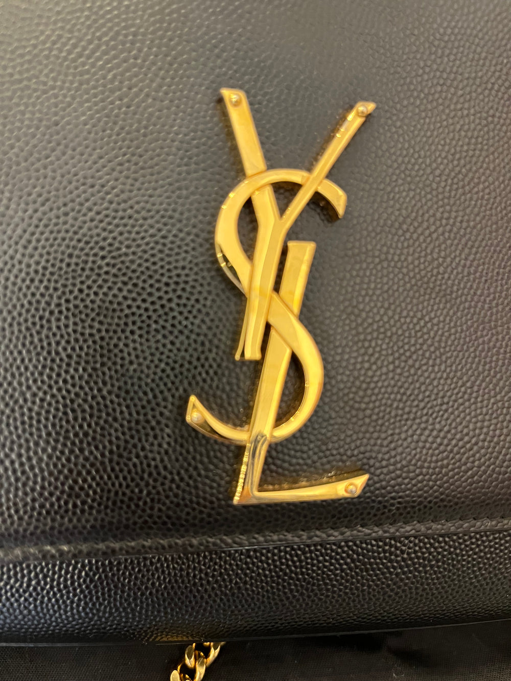Pre Loved Yves Saint Laurent Kate Bag in Black