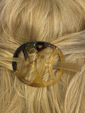 Hermes Buffalo Horn Hair Barrette