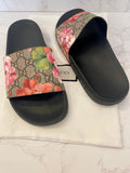 Pre Loved Gucci Floral Bloom Sliders UK 6