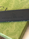 Gucci Marmont GG Denim Canvas Belt 90cm (fits uk-12)