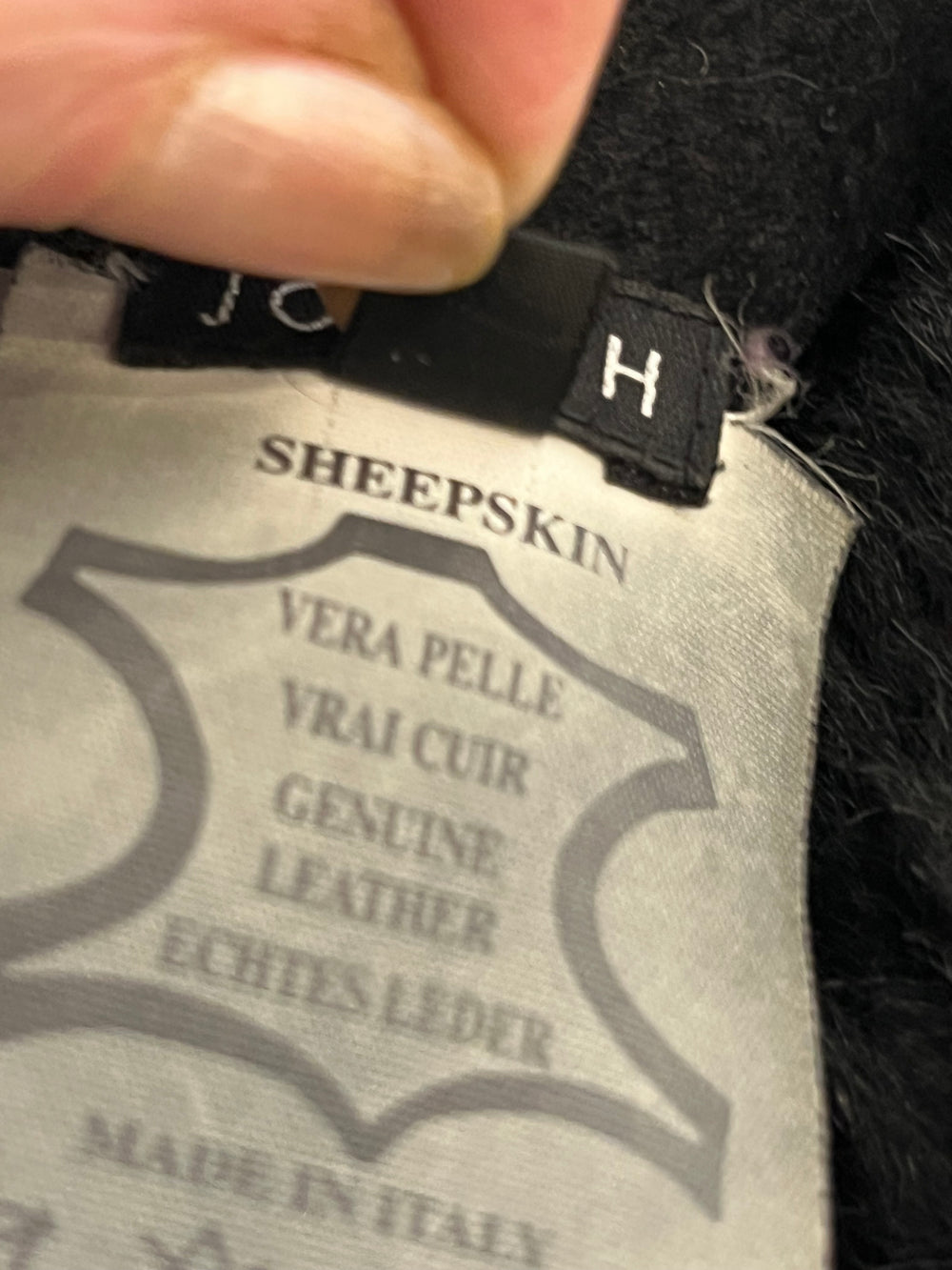 Pre Loved Joseph Toscana Shearling Long Coat size M(excellent)