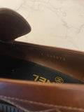 Pre loved Chanel CC Brown Quilted Loafers UK5.5 (new)
