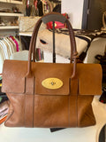 Pre Loved Mulberry Bayswater in Tan Grained Leather