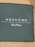Pre Loved Max Mara Weekend Goatskin Suede Coat UK 10