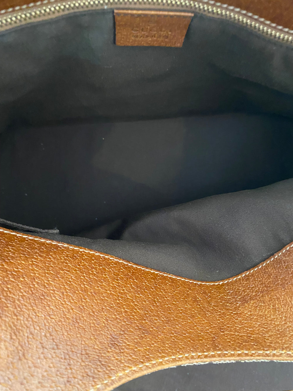 Pre Loved Vintage Gucci Bamboo GG Shopper