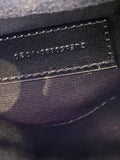 Pre Loved Saint Laurent Toy Puffer Clutch Bag in Black Lambskin with Card Holder (excellent)