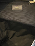 Saint Laurent Heidi Slimane City Backpack in Black Crinkle Leather