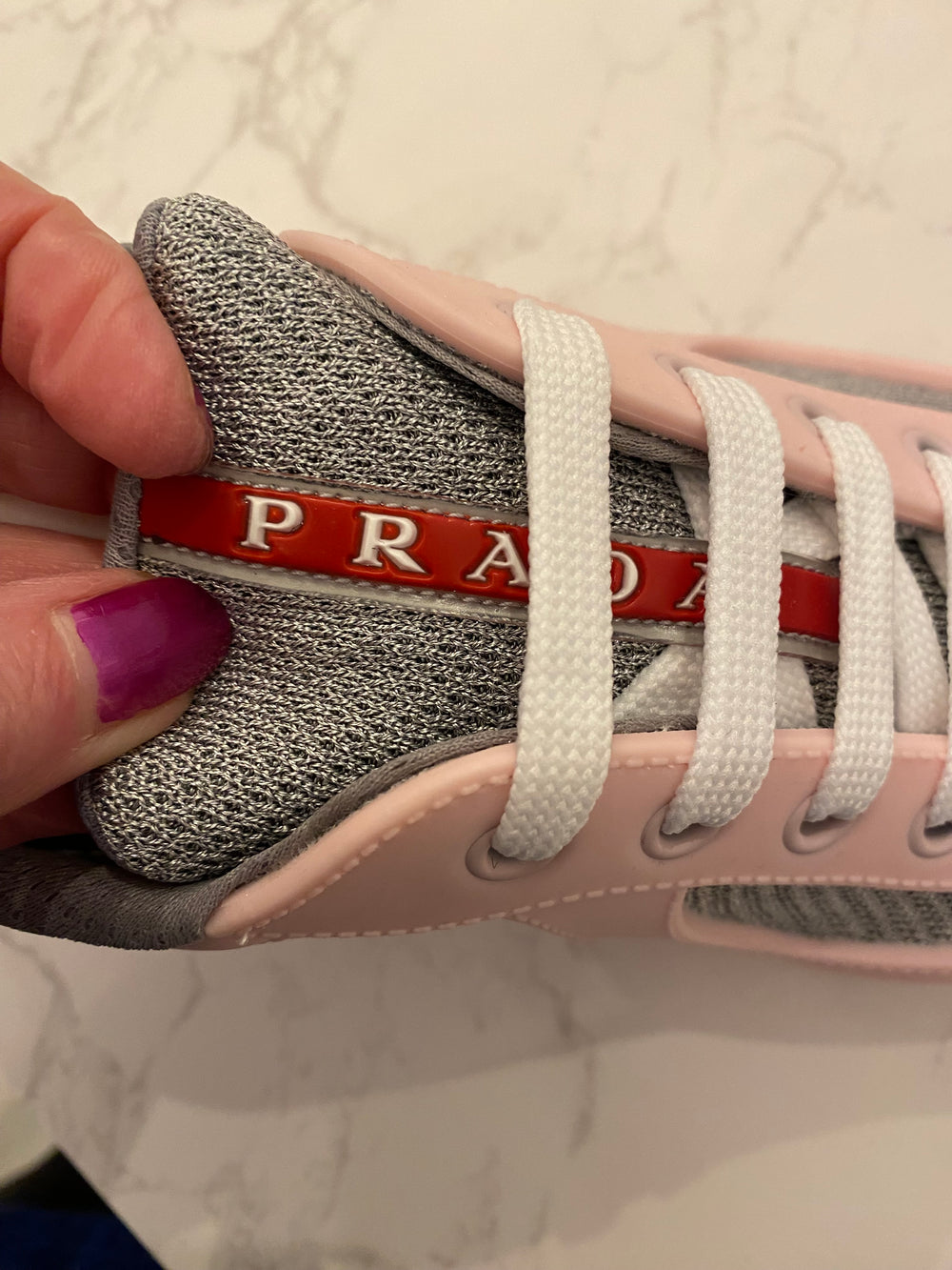Pre Loved Prada Americas Cup- Sneakers UK5  (new)