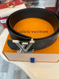 Louis Vuitton Monogram Belt in Graphite Reversible 85cm