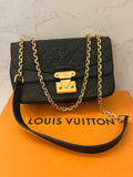 Pre Loved Louis Vuitton Marceau Bag in Black Empreinte Leather