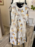 Pre Loved Celine Yellow Rose Floral Dress uk10 (excellent)