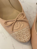 Pre Loved Chanel Ballet Pink Heels UK4