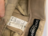 Pre Loved Dolce & Gabbana Beige Trousers Size 42, uk10 (new)