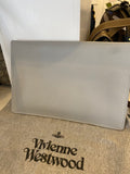 Vivienne Westwood Grey Leather Clutch Bag