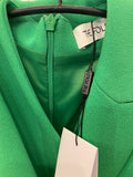 The Fold London Amberley Vivid Green Crepe Two Piece uk12 (new)