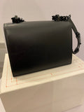 Pre Loved Alexander McQueen Black Small Jewelled Satchel