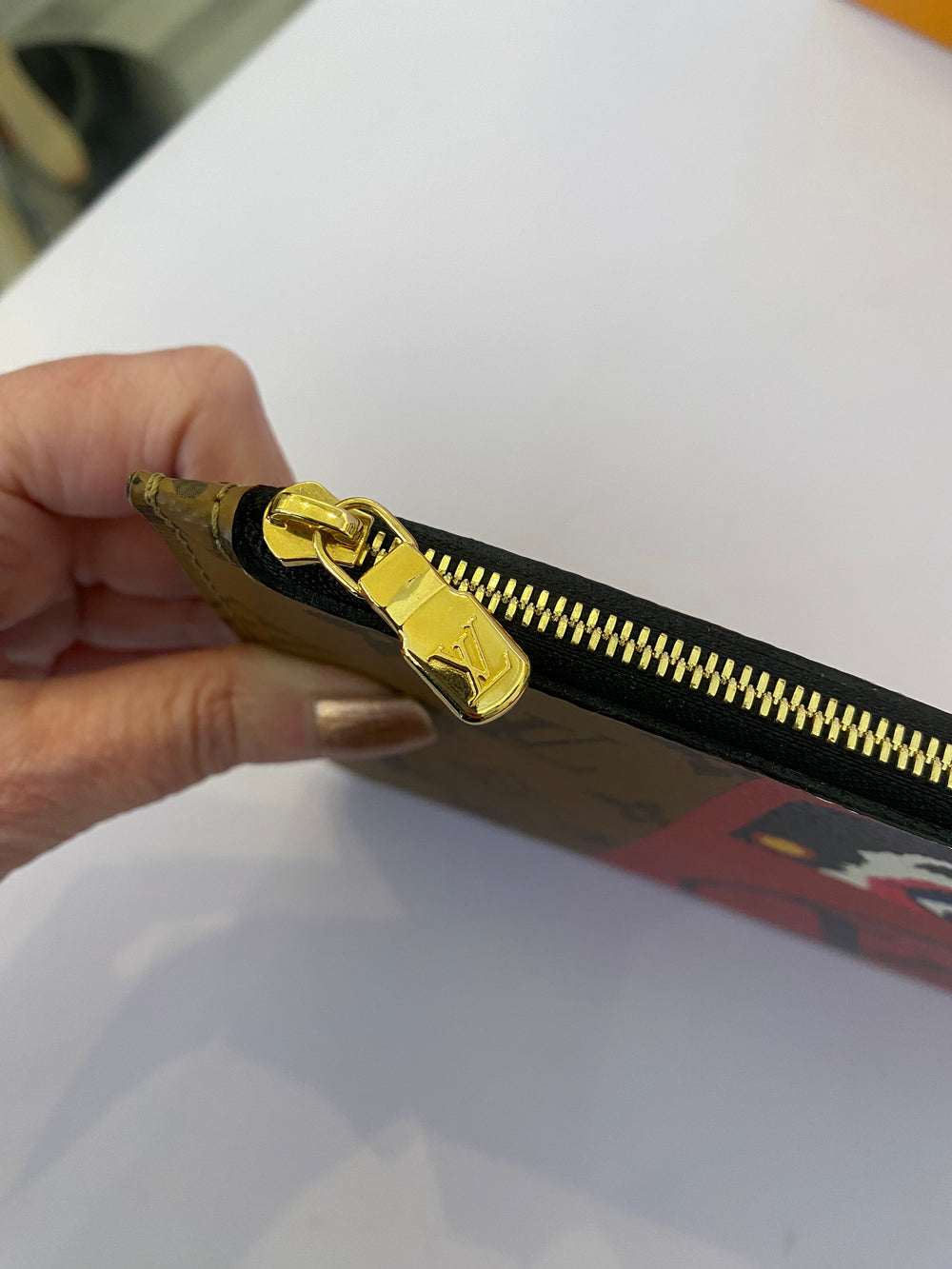 Pre Loved Louis Vuitton Ltd Edition Monogram Kabuki Pouch (excellent)