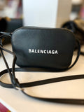 Pre Loved Balenciaga Black Camera Crossbody Bag